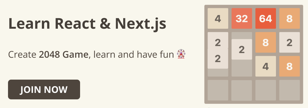 Click to join React 18 & Next.js course